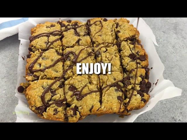 Easy Chocolate Oatmeal Bars