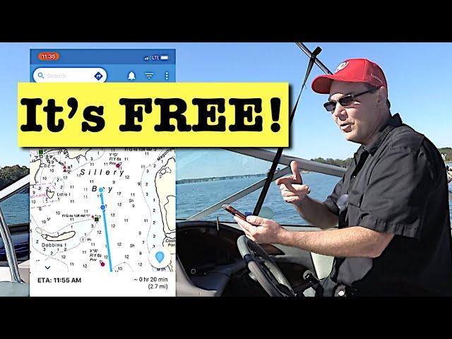 Best App for boat navigation - free marine navigation!