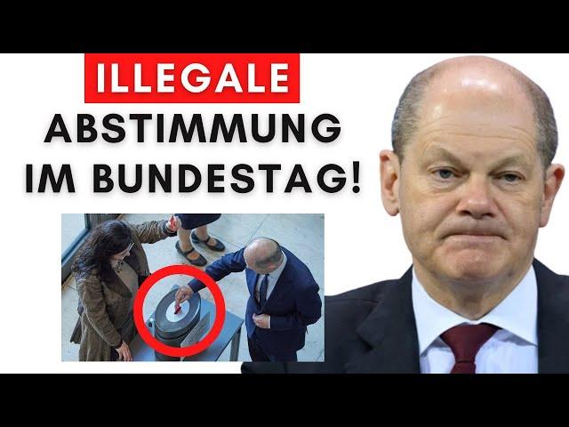 Abstimmung im Bundestag: Illegale Stimmkarten aufgeflogen!