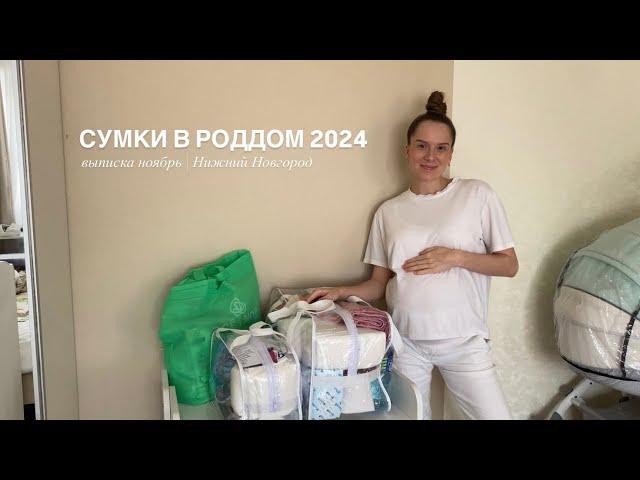  СУМКИ В РОДДОМ 2024 | выписка ноябрь | Нижний Новгород