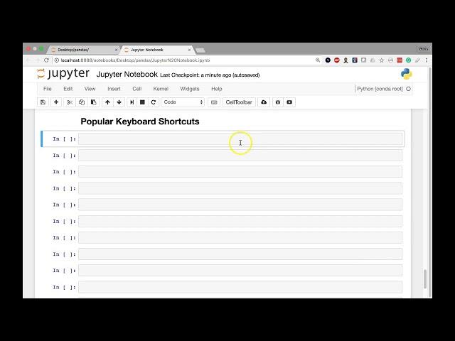 [15] Installation and Setup - Popular Keyboard Shortcuts