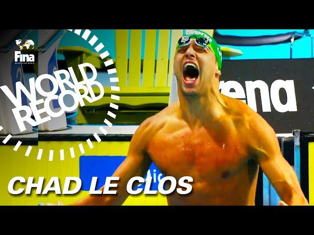 Two World Records back-to-back | Chad Le Clos | 100m Butterfly