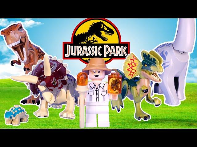 I Built a Huge Lego Jurassic Park!