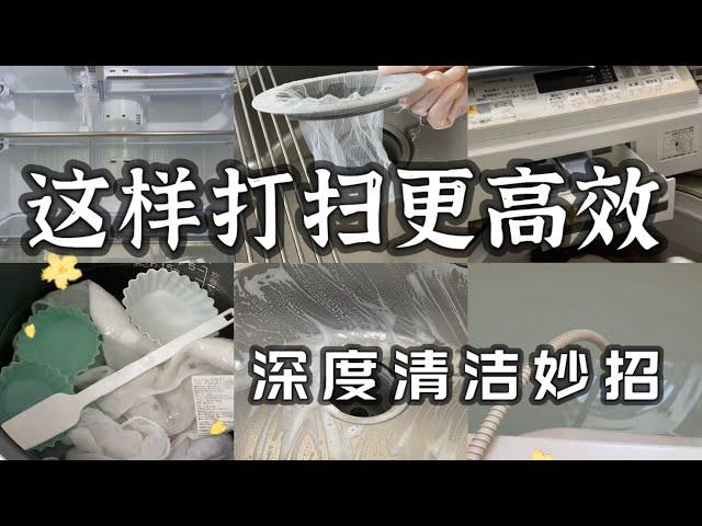 【月間深度清潔】全屋家務流程｜輕鬆大掃除方法｜廚房浴室衛生間｜好物分享｜上班族媽媽高效家事秘诀