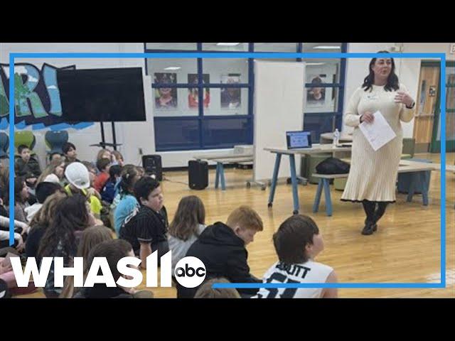 WHAS11's Shay McAlister visits Bardstown elementary school