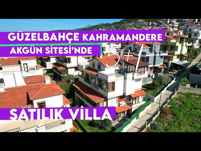 Güzelbahçe Kahramandere Akgün Sitesi'nde 5+1 Satılık Villa