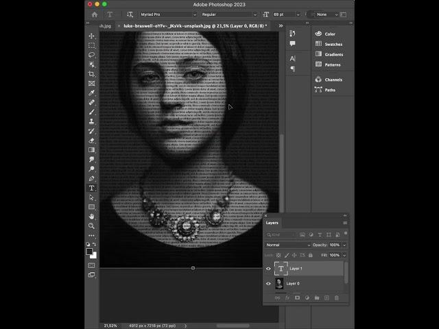 Как сделать красивый эффект для фотографий в Photoshop #shorts