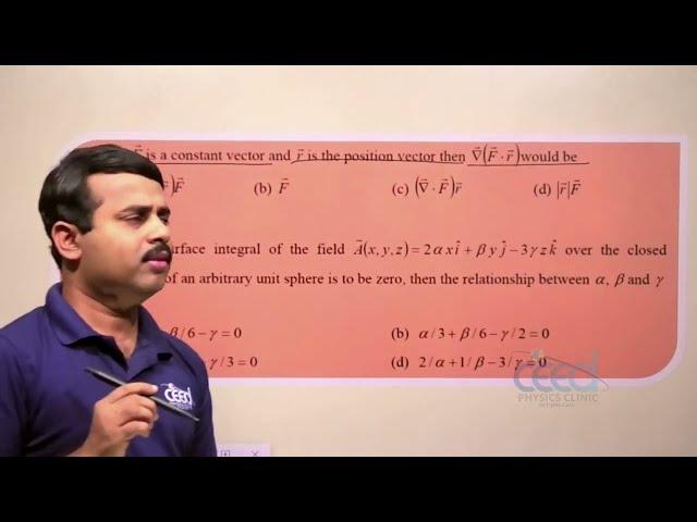 J-16 | JAM PREVIOUS QUESTION | PHYSICS | VECTOR ANALYSIS| GRADIENT OF POSITION VECTOR