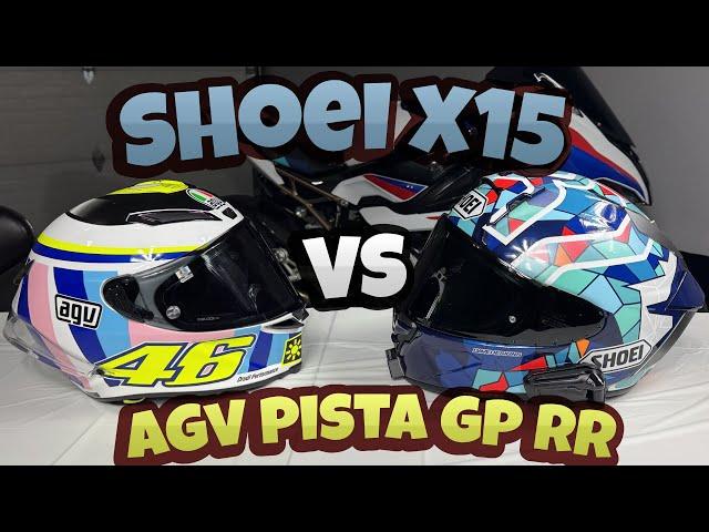 Shoei X-15 vs. AGV Pista GP RR: Which Helmet Reigns Supreme?