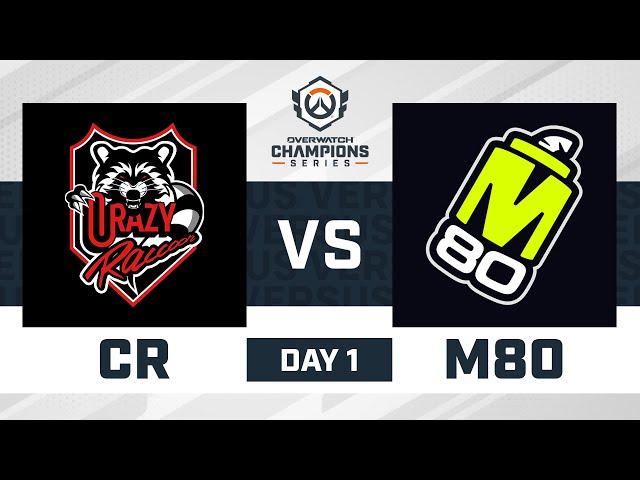 OWCS Major Day 1 | Crazy Raccoons vs M80