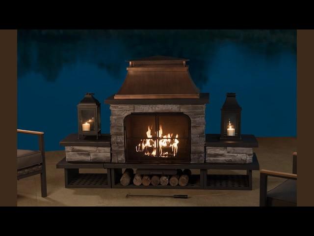 [Assembly How-To] Sunjoy 48in Wood Burning Fireplace with Steel Chimney (L-OF083PST-2/A304001200)