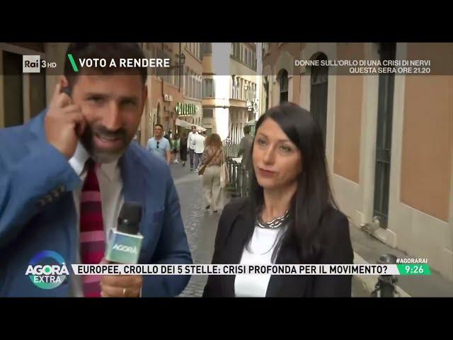 Alessandra Maiorino in collegamento con Agorà - 11/06/2024