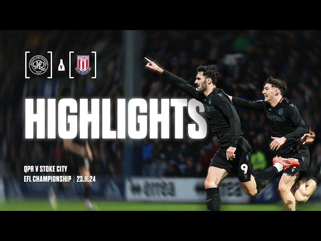 Cannon's curler earns City a point in the capital  | QPR 1-1 Stoke City | Highlights