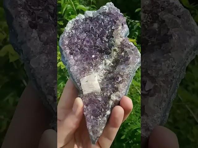 I'll Take Pseudomorph For 500, Alex: Amethyst with Quartz Pseudomorph #gems #crystals #rocks #mine