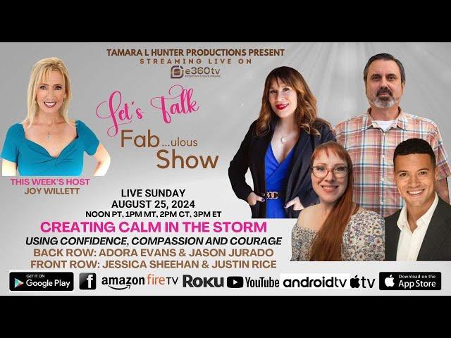 Let's Talk Creating Calm in the Storm!