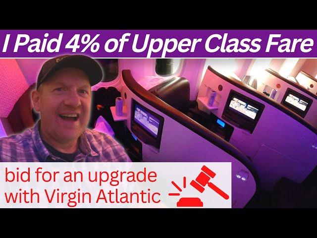 My BEST flight ever and what a bargain it was! London to Seattle in Upper Class with Virgin Atlantic