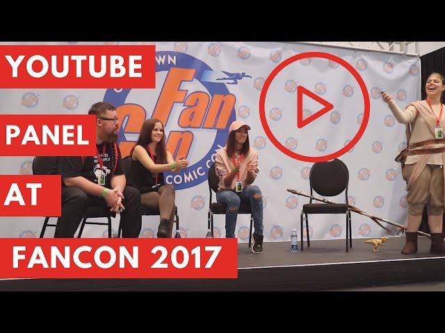 FanCon 2017 YouTube Panel #YouTubeZA -  Part 1 - Discussing YouTube - Social Bard YT Tips