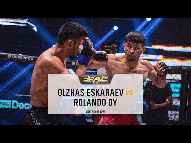 FREE MMA Fight | Olzhas Eskaraev vs Rolando Dy | BRAVE CF 62