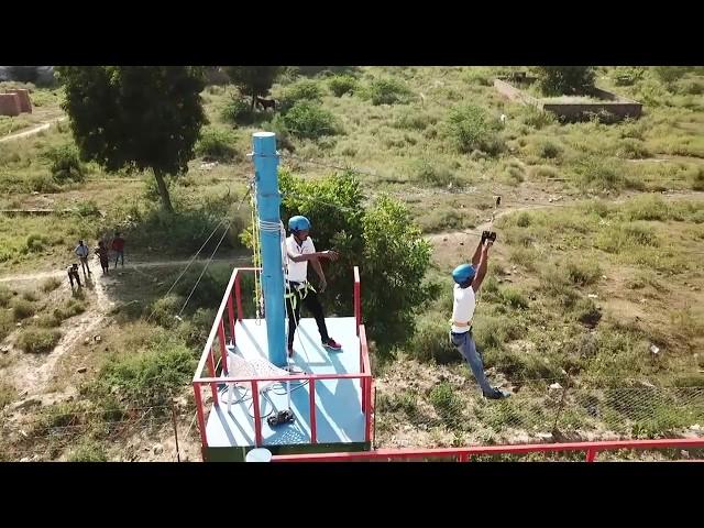 Best Zipline Manufacturing Services in India - Adventure Rocks