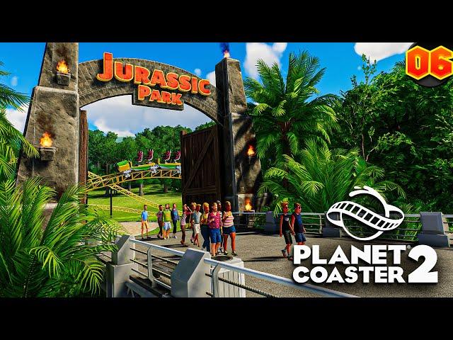 Building JURASSIC PARK in Planet Coaster 2! (#6)