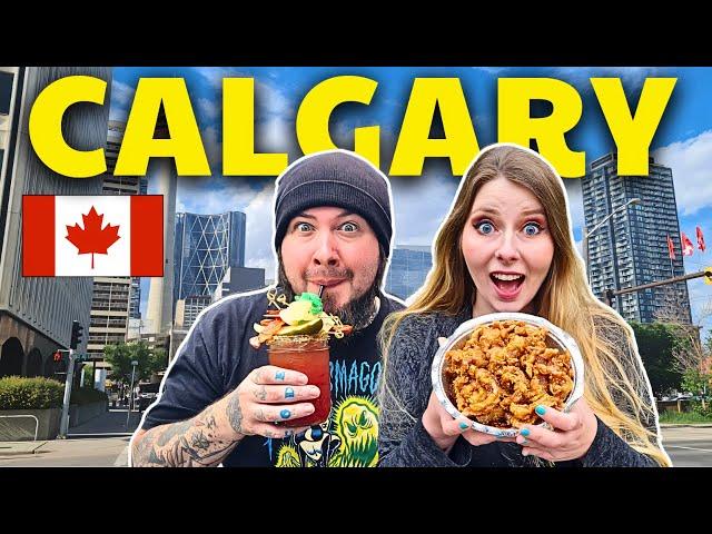 Trying ICONIC FOODS & DRINKS of CALGARY, Alberta! 