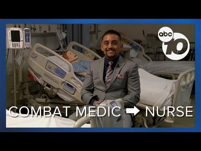 Combat medic to nurse: Veteran graduates from Grossmont College nursing program