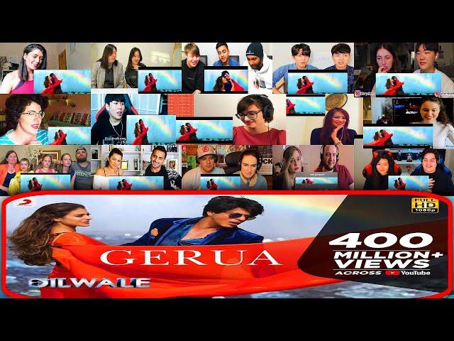 Foreigner Reacts to Gerua SONG | Shah Rukh Khan | Kajol | Dilwale | Mix Mashup Reaction