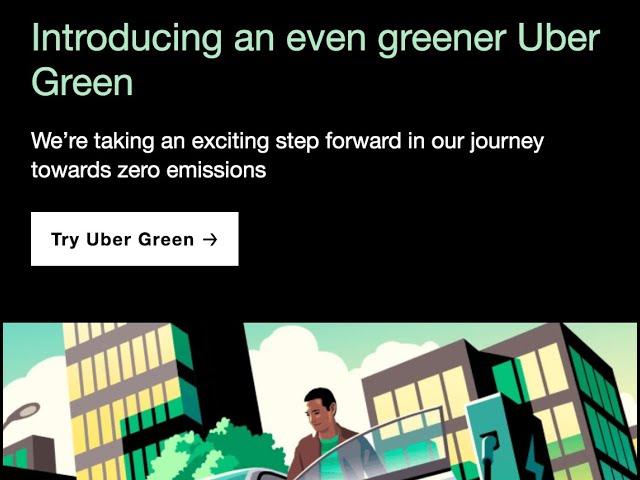 Uber’s GREENER THAN GREEN CAMPAIGN