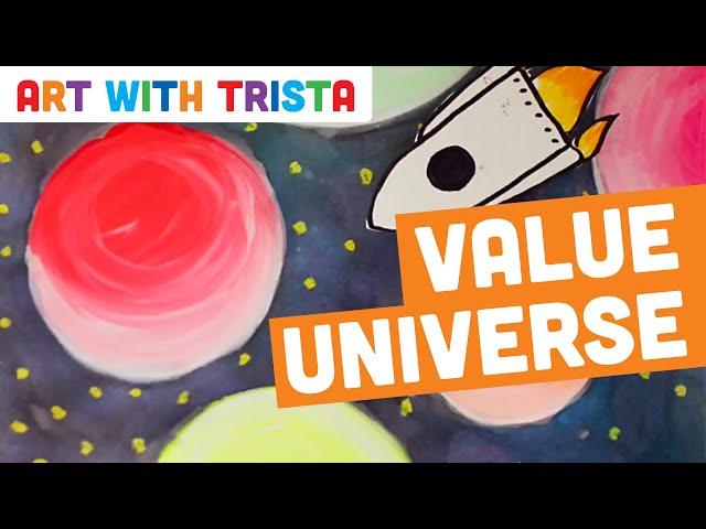 Value Universe Art Tutorial - Art With Trista