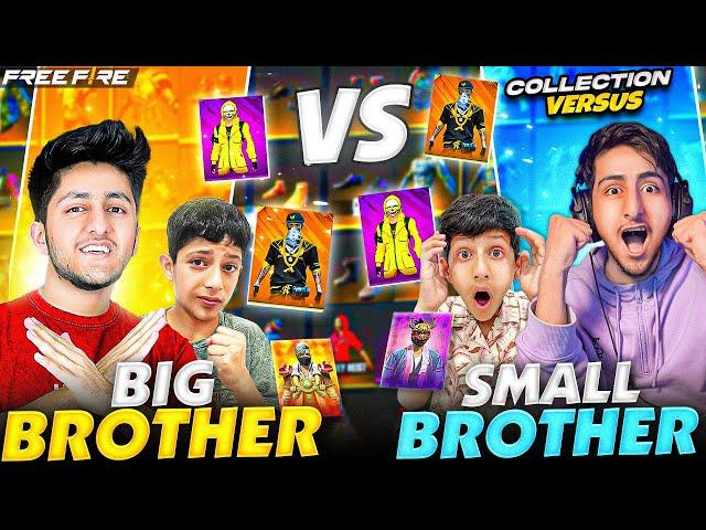 Collection Versus Big Brother Vs Small Brother Who Will Win ? Best Collection Versus - Free Fire