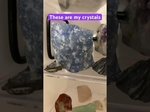 These are my crystals  ‍️️⭐️️️ #crystals