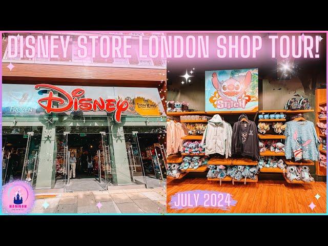 Disney Store London Shop Tour Vlog New Merch Come Shop With Me July 2024 Princess Star Wars Marvel