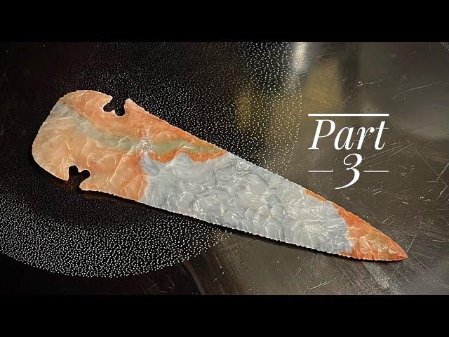 Flint-Knapping: Flint Ridge E-Notch Point