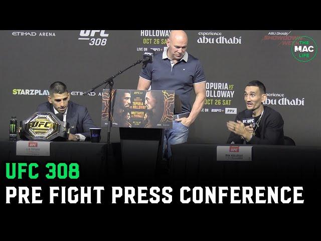 UFC 308 Press Conference: Max Holloway vs. Ilia Topuria (Full)