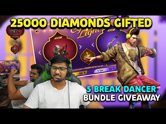 Gifting All Bundles to MBG VJ009 in Diwali Wish Event - Free Fire Telugu - MBG ARMY