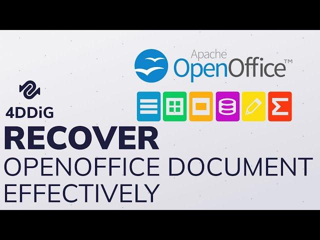 How to Recover OpenOffice Document Effectively|4 Ways to Recover OpenOffice Document in 2023