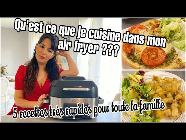 TOUT CE QUE JE CUISINE DANS MON AIR FRYER !!! 5 RECETTES TRÈS FACILES POUR TOUTE LA FAMILLE