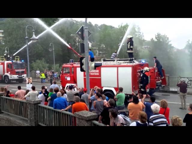 150 Jahre Freiwillge Feuerwehr Trostberg - Tanklöschfahrzeuge an der Alz