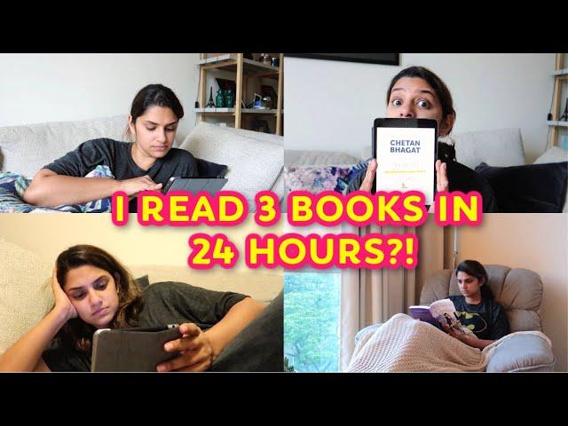 I Read 3 Books in 24 Hours | 24 Hour Readathon Challenge | Booktube India