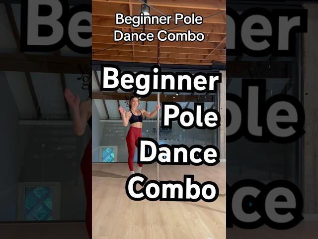Beginner level pole dance combo #polesport #poledance #poleflow
