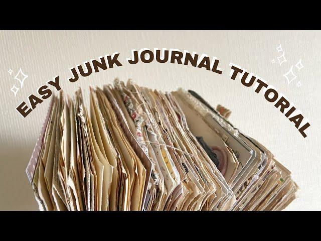 How to Make a Junk Journal | Step-by-step process & my top tips 