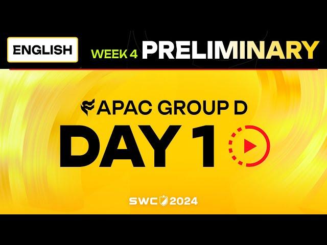 [ENGLISH] SWC2024 ASIA-PACIFIC Preliminary Group D Day 1 | Summoners War