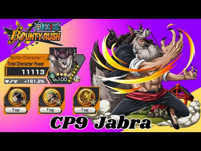 6⭐ CP9 Jabra full DEF 70%, DEF 300, HP 54%, Gameplay | One Piece Bounty Rush | OPBR |