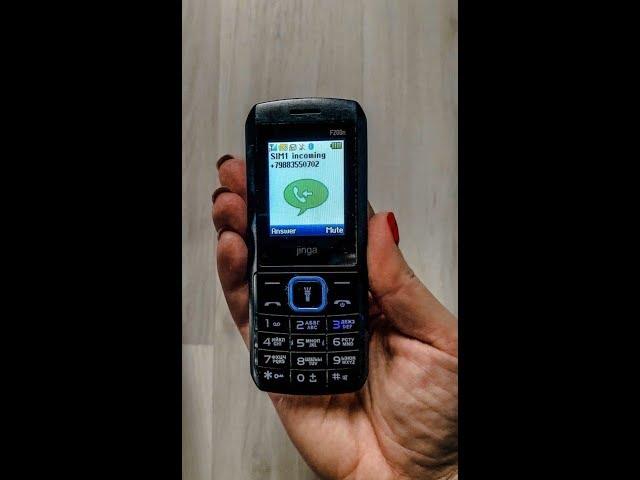 Jinga Simple F200n (Black)Incoming call+ Phone review