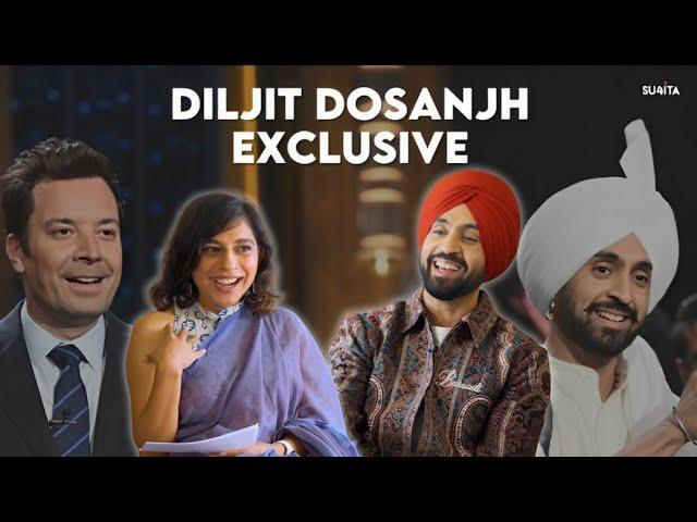 Diljit Dosanjh EXCLUSIVE Interview from New York after Tonight Show | Sucharita Tyagi