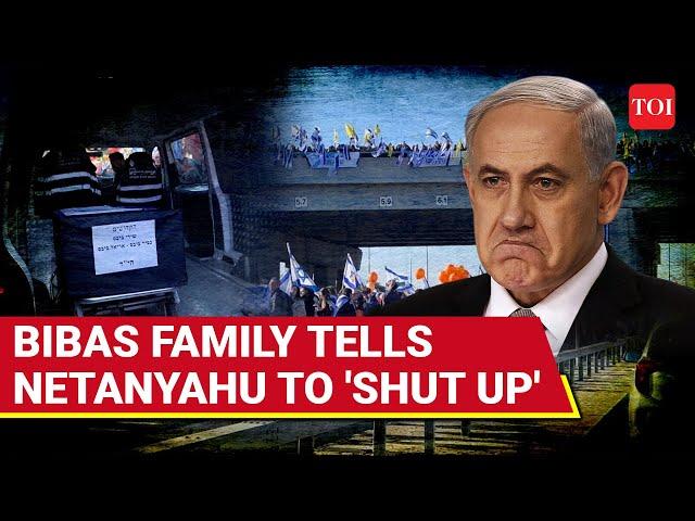 'Shut Up': Bibas Family Fumes As Netanyahu Details Murder Of Shiri, Kfir & Ariel In Hamas Captivity