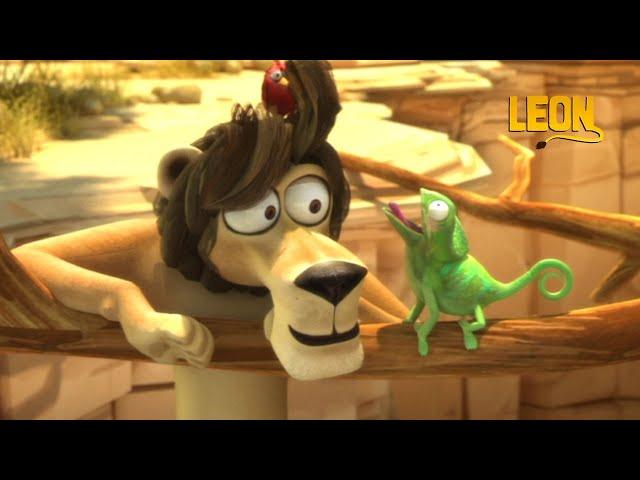 War Of The Tongues | Leon the Lion | 35' Compilation | Crazy animals