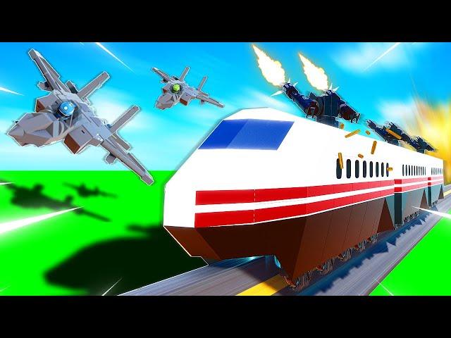 Anti-Air TRAIN VS Fighter Jets!