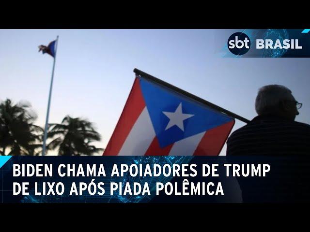 Porto Rico vira polêmica dias antes da eleição presidencial nos EUA | SBT Brasil (30/10/24)