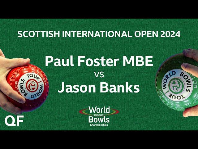 Scottish International Open 2024 -  Paul Foster MBE vs Jason Banks - Day 2 Match 3